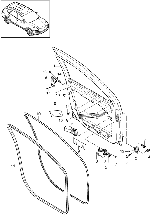 804-000 - Assemblage-tôlerie porte
Joints