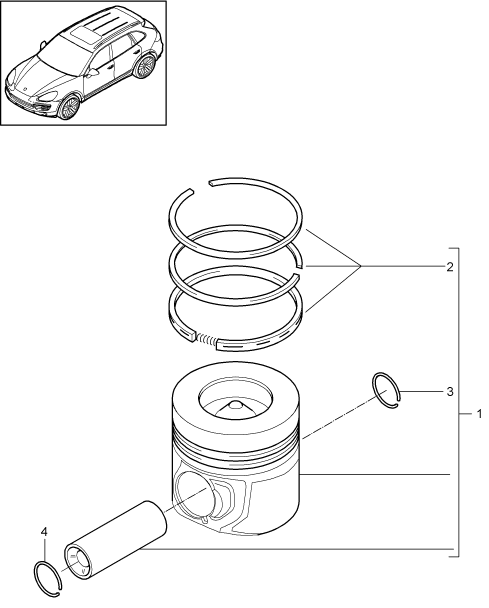 102-070 - piston
1 serie segments de piston