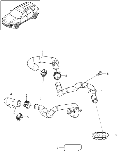 813-000 - Conduite flexible
caisson d'eau