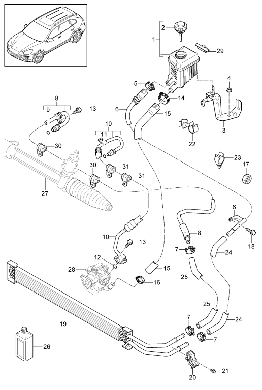 403-010 - Direction assistee
Conduite a pression
radiateur d'huile
D             >> -    MJ 2014