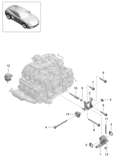 109-000 - Suspension de moteur