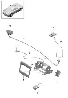 911-001 - Composants electriques pour
preequipement syst. navigation
