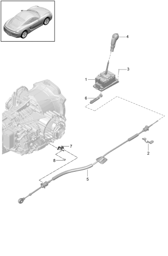 701-001 - levier selecteur
- PDK -