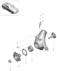 401-005 - Support de roue
Moyeu de roue