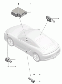 901-005 - Calculateur
Detecteur crash airbag
Airbag