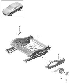 817-023 - cadre de siege
Siege Sport Plus
Elements carross.amovibles