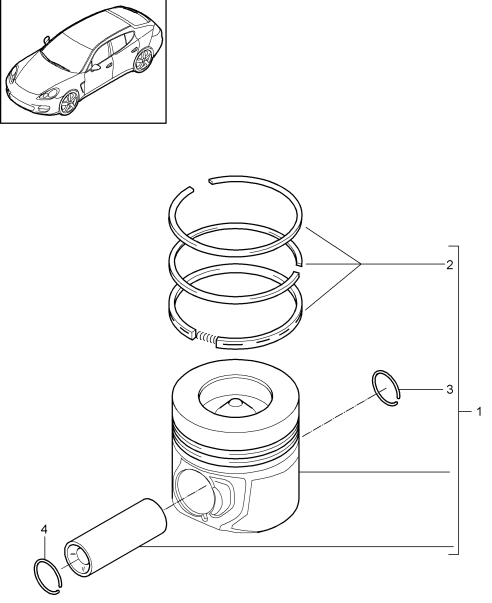 102-045 - piston
1 serie segments de piston