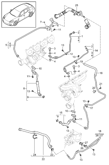 202-090 - Conduite d'huile
pour
Turbocompresseur a gaz d'ech.