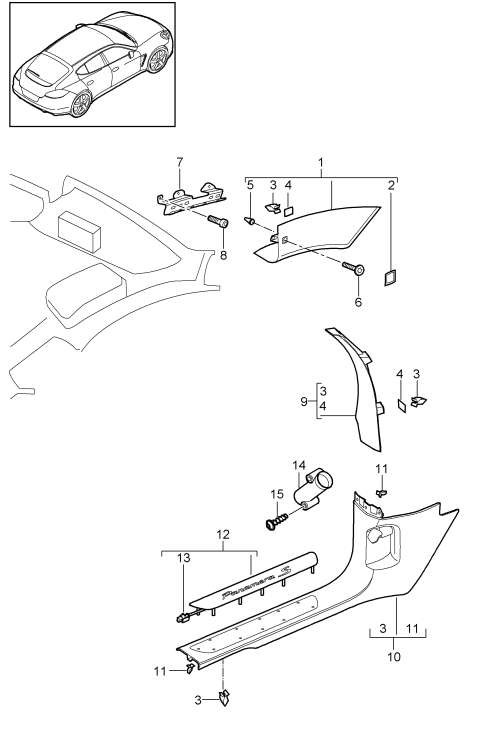 807-020 - Montant A
Enjoliveur de seuil de porte