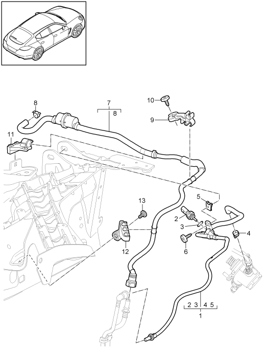 201-032 - Systeme de carburant
conduite de carburant
Compartiment moteur