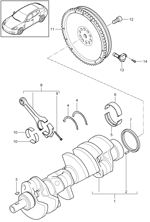 102-000 - Vilebrequin
bielle