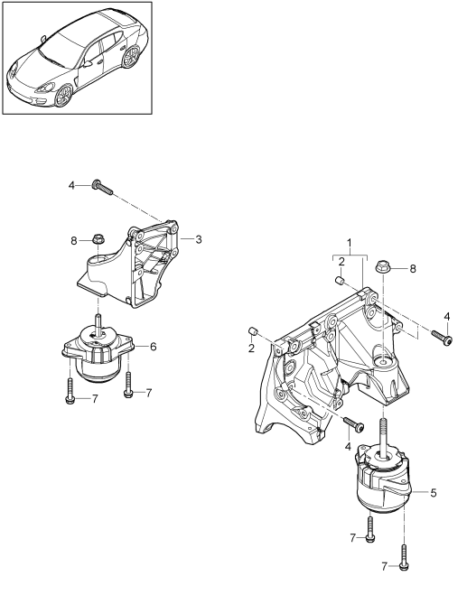 109-045 - Suspension de moteur
Console moteur
palier de moteur