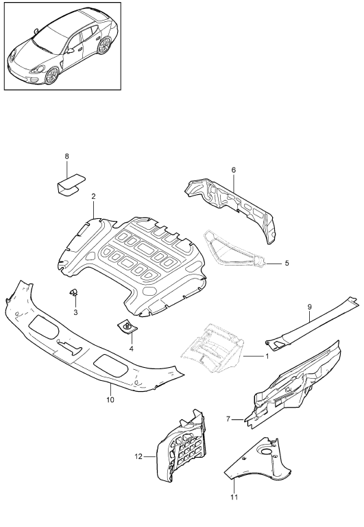 807-070 - Insonorisation
Compartiment moteur
Partie avant
Cache de recouvrement