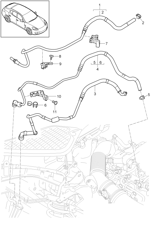 201-035 - Systeme de carburant
conduite de carburant
Compartiment moteur