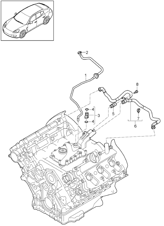 107-024 - Conduite de purge
Carter-moteur