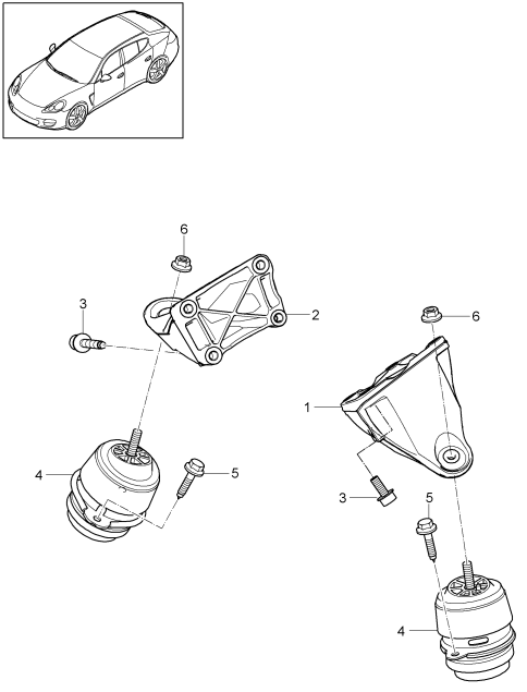 109-070 - Suspension de moteur