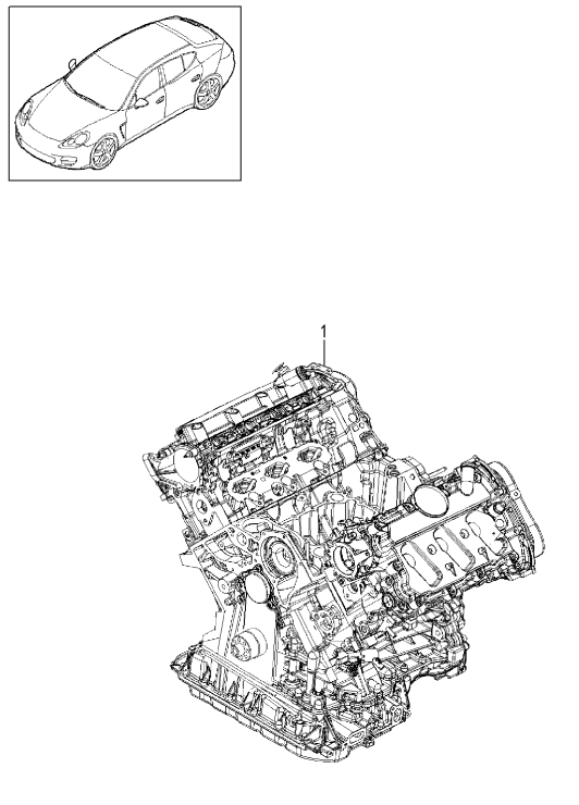 101-022 - Moteur depose
comprenant:
Couvre-culasse
Culasse
Carter-moteur
Equipage mobile
carter d'huile
