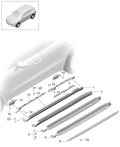 810-010 - Garnitures
Elements carross.amovibles
Bas de caisse