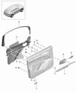 808-040 - Elements carross.amovibles
Garniture de porte