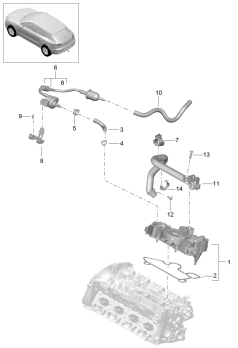 107-010 - separateur d'huile
Conduite de purge
reservoir a carburant
Carter-moteur