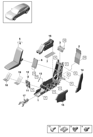 809-035 - Console centrale