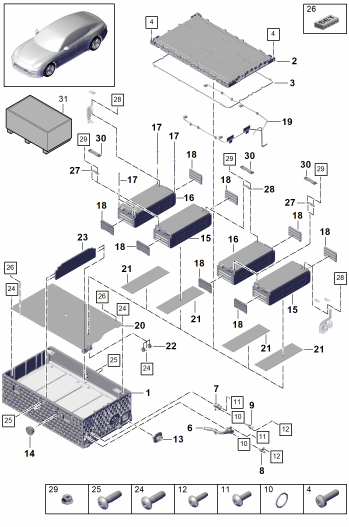 901-042 - Batterie haut voltage
pieces detail