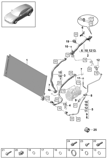 815-060 - circuit de refrigerant
V6 2,9L TURBO