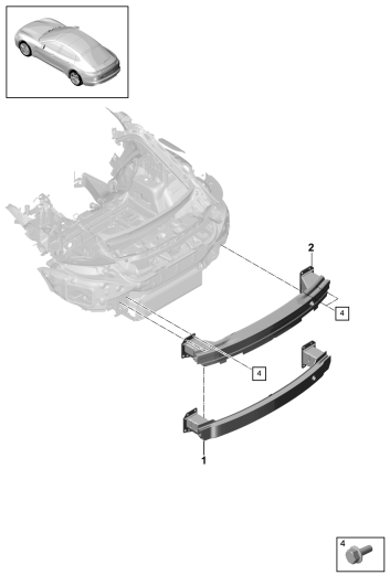 802-090 - support de pare-chocs