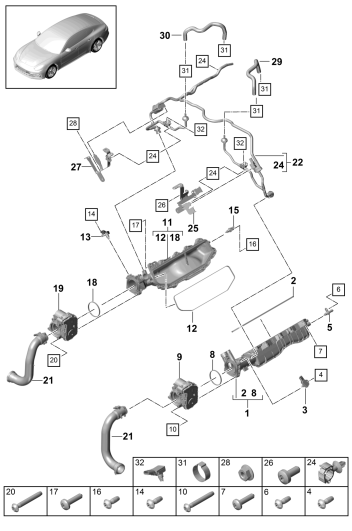 107-030 - tubulure d'admission
aeration p.
reservoir a carburant