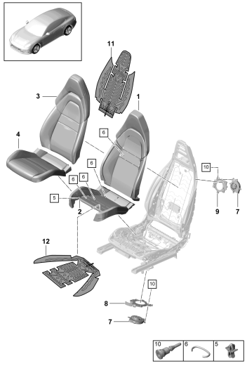 817-035 - Partie en mousse
Garniture de siege
Siege confort
Element de ventilation