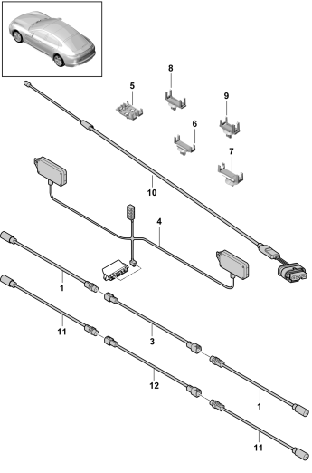 911-020 - Cable de liaison antenne