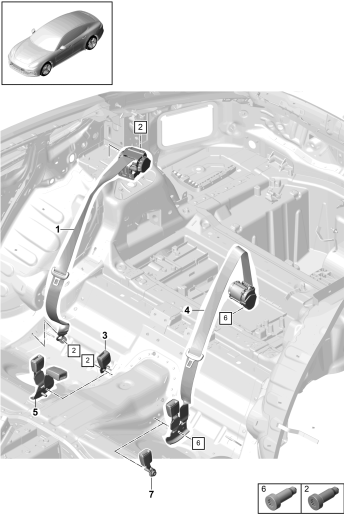 812-005 - Ceinture de securite avec
unite tendeur de ceinture