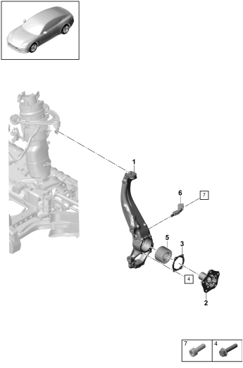 401-020 - Support de roue
Support pivotant
Moyeu de roue