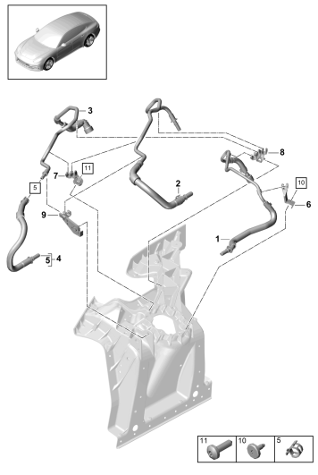 201-045 - conduite de carburant
Compartiment moteur