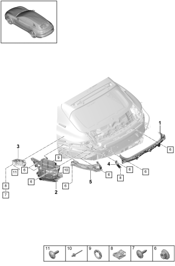 802-085 - Pieces de fixation
pare-chocs