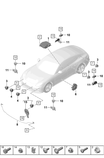 901-006 - Calculateur
Capteurs
Airbag
Capteur de pression
Protection pietons