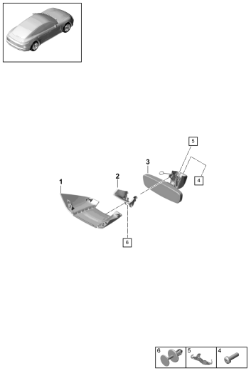 809-100 - Retroviseur interieur
Elements carross.amovibles