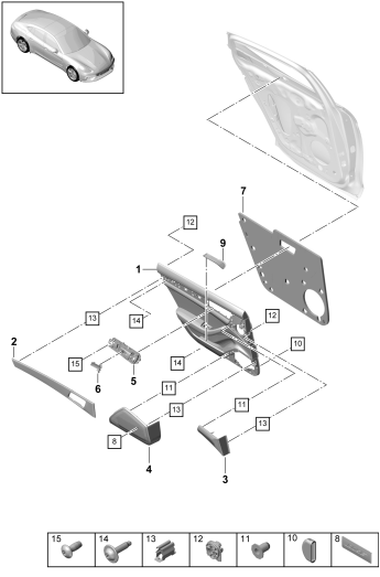 808-085 - Garniture de porte
Alcantara
SPORT TURISMO