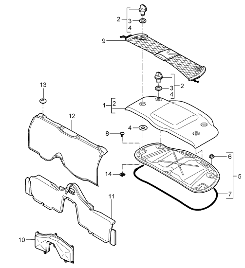 807-005 - Garnitures
Compartiment moteur