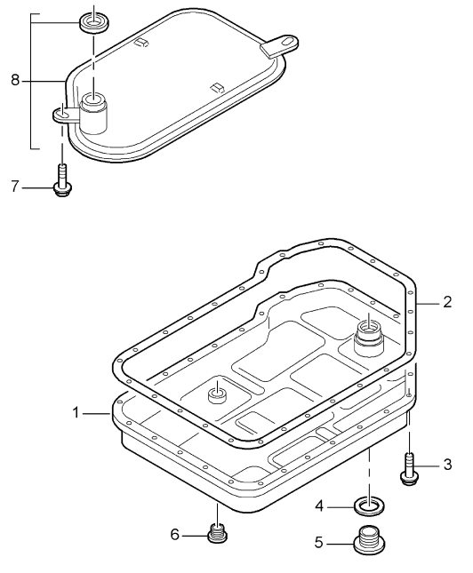 340-001 - Tiptronic
filtre a huile
carter d'huile