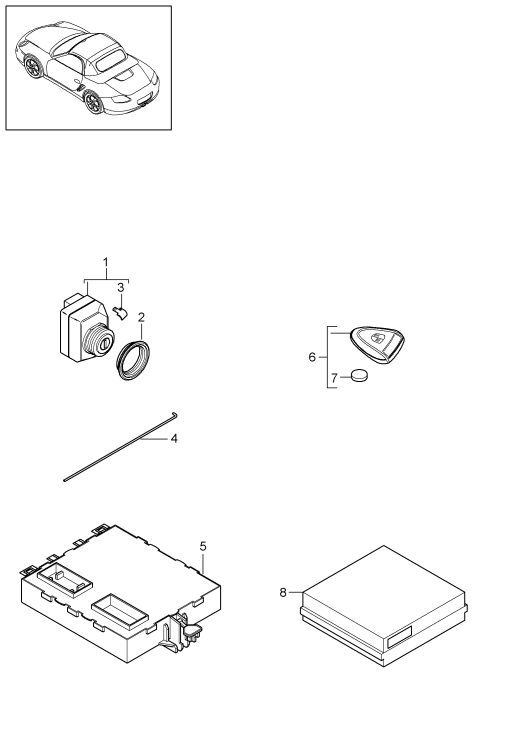 901-004 - Calculateurs
Contact-demarreur
PORSCHE ACCES SYSTEM