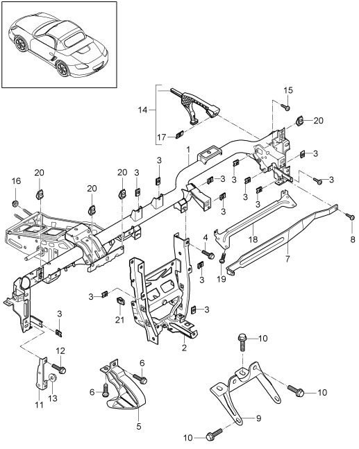 809-004 - cadre de support
tableau de bord