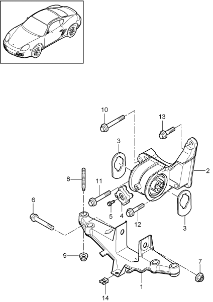 109-000 - Suspension de moteur