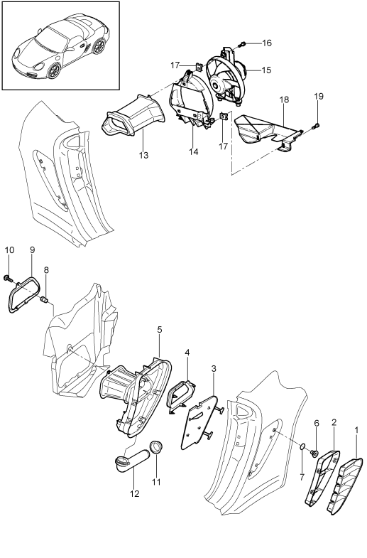 801-080 - guidage d'air
Ventilation
Compartiment moteur