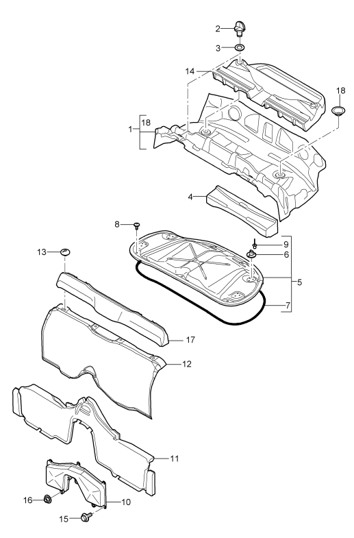 807-006 - Garnitures
Compartiment moteur
coffret de rangement
Capote