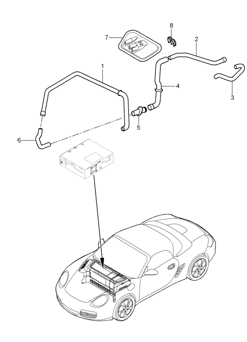 813-002 - Coffre/Compartiment charge
guidage d'air