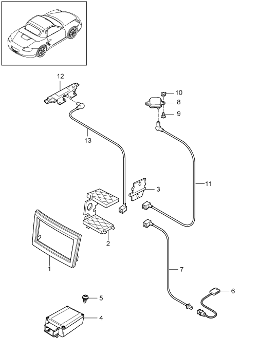 911-001 - Composants electriques pour
preequipement syst. navigation