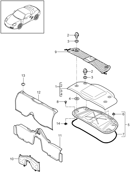 807-005 - Garnitures
Compartiment moteur