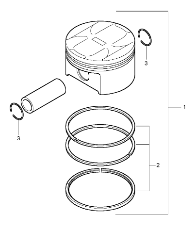 102-005 - piston
segment de piston