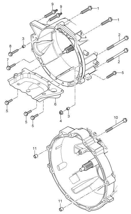 320-005 - pieces de fixation p. moteur
et bv